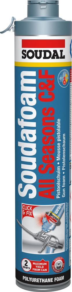 Soudal 750mL Gunfoam All Seasons C&F NFDE