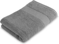 Douchehanddoek 70 x 130 cm 100% katoen 450 g/m² grijs