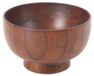 Saladier – Bol et bois, fabriqué à la main. Idéal pour les salades de fruits, les soupes de fruits, les collations, le riz ou les pâtes. Écologique et durable. Diamètre : 14 cm