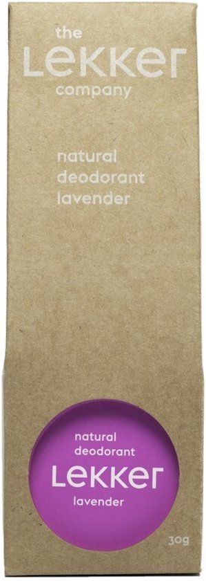 The Lekker Company Natural Deodorant Lavender