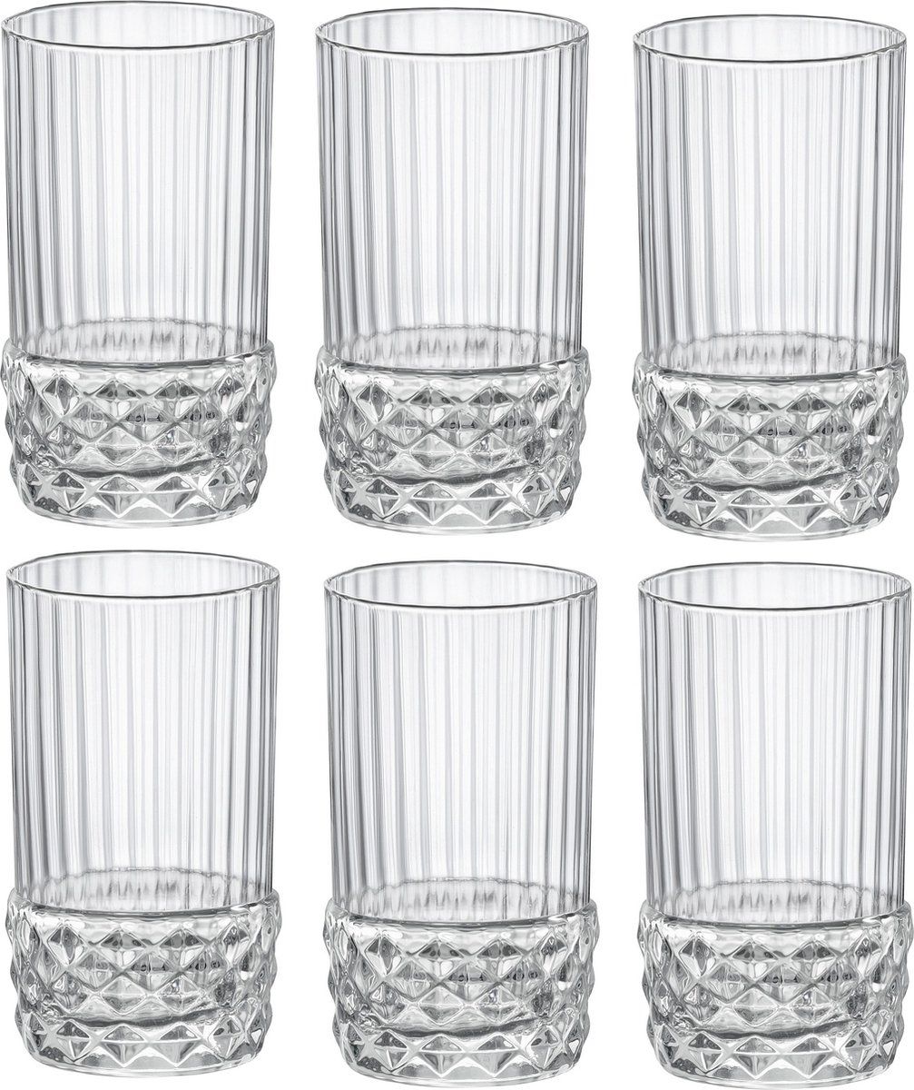 BORMIOLI ROCCO America's 20's Shot Glasses - 80 ml - Set of 6