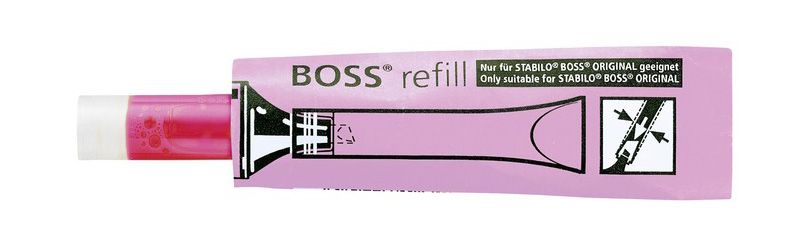 Stabilo Inkt om na te vullen - BOSS ORIGINAL navulling - roze - per stuk