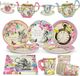 Alice Talking Tables Alice in Wonderland Feestdecoraties & Servies voor 16 Gasten