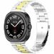 Samsung Galaxy Watch 8 Classic - 46mm Stalen schakelband - Zilver met goud