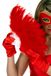 Wilbers & Wilbers Waaier met veren rood