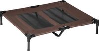 PawHut Hondenmand slaapplaats hondenbed hondenbank huisdierenmand kattenmand bruin D04-033