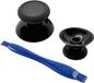 JHubers Goods - Housse de manette de jeu en polyuréthane bleu et noir pour Quest 2