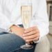 Verre à champagne personnalisé en plastique - Gravé