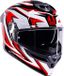 AGV K5 Zenithar Casque intégral Taille L Noir/Blanc/Rouge