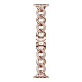 Swarovski Sprankelende kettingband, Voor Apple Watch 40 mm en 41 mm, Roségoudkleurige afwerking