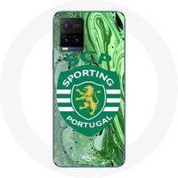 Maniacase Hoesje Vivo y21s 2021 scp sportieve portugal groene achtergrond