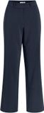 VILA VIEMMI RW STRAIGHT PANT NOOS Dames Leggings Navy Blazer Effen Polyester Viscose Elastaan