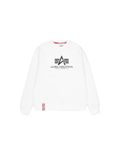 ALPHA INDUSTRIES Sweatshirt rood / zwart / wit