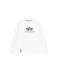ALPHA INDUSTRIES Sweatshirt rood / zwart / wit