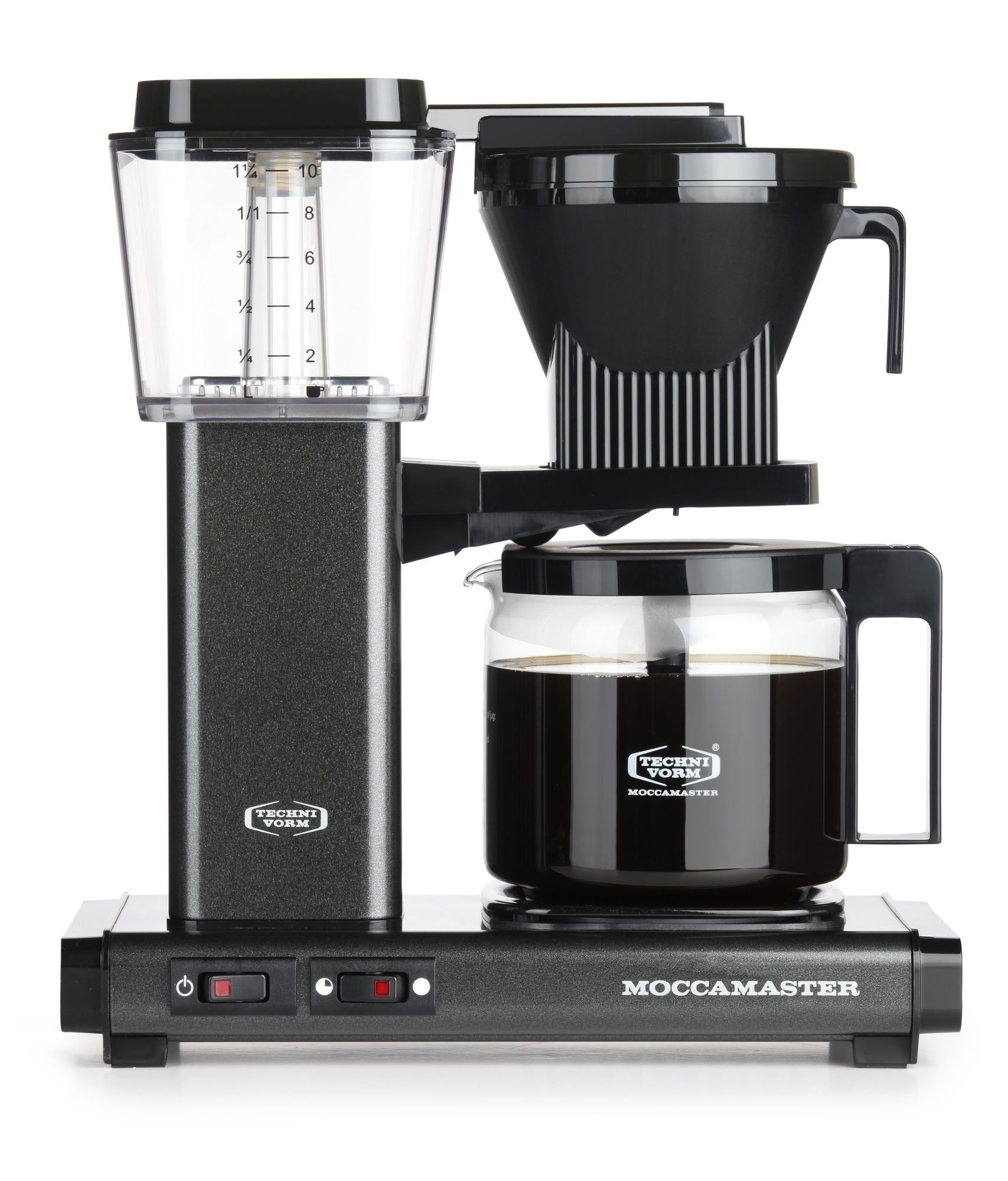 Moccamaster KBG Select - Stone Grey - Filter Coffee Machine - 1.25L - 10 Cups