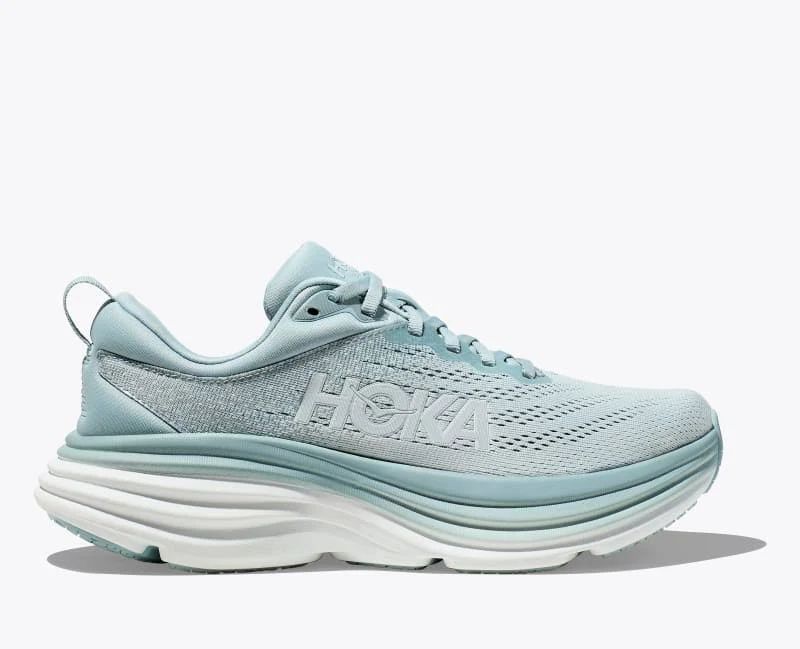 Hoka One One Bondi 8 Heren Hardloopschoenen - Blauw - Maat 42 2/3