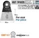 CMT Multitoolzaagblad voor hout met spijkers, 65mm