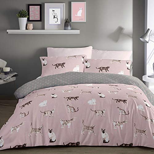 Fusion Easy Care Dekbedovertrek Set - King Bed Size - Blush - 5055161628544