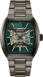 Bulova 98A321 Performance Maquina Automatisch Horloge Mannen Staal Groen 40mm Saffierglas 5 ATM