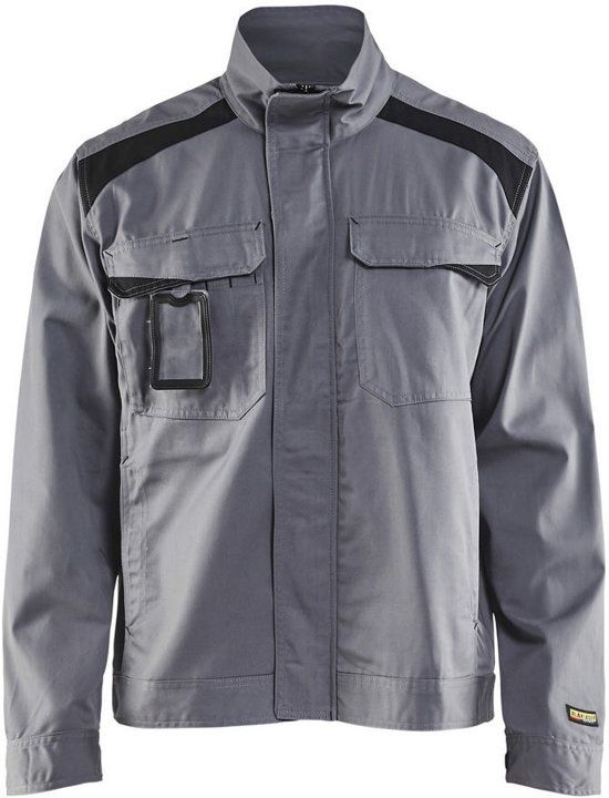 Blåkläder 4054-1800 Industriejack Ongevoerd Grijs/Zwart XXXL