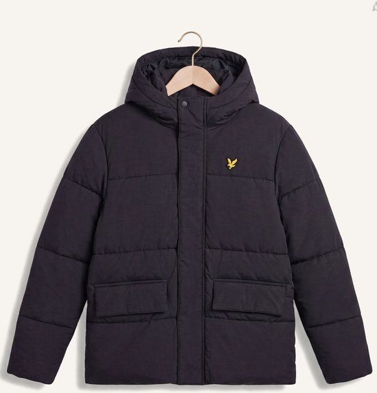 Lyle & Scott Nylon Padded Coat Jassen Jongens - Winterjas - Donkerblauw - Maat 152/158