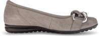 Gabor - Dames - Ballerinas - Grijs - Textiel - Maat 45