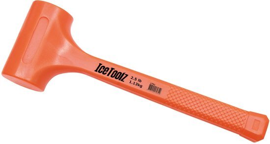 Icetoolz Kunststof Hamer Oranje 35 5 Cm 1100 Gram Oranje