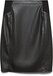 Vero Moda VMBUTTERSIA Coated Skirt - Black - Women's Size XL