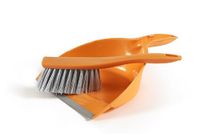 Perfetto Lilly Plastic Scoop met Rubber Draad met Toiletborstel, Zucca/Ghiaccio, One Size