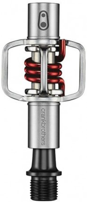 Crankbrothers PEDAAL CBR EGGBEATER 1 ZILVER/ROOD STEL