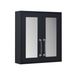 Hudson Reed Warwick Armoire miroir traditionnelle Noir gris - 60cm x 65cm
