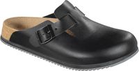 Birkenstock Boston sl black leather supergrip sole narrow - maat 42