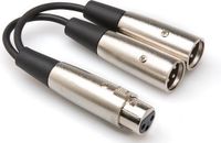 Hosa Technology XLR/2x XLR audio kabel XLR (3-pin) Zilver
