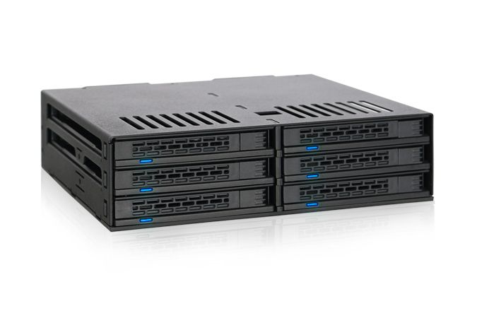 Icy Dock MB326SP-B - Disk array - Zwart