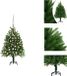 vidaXL Kunstkerstboom - PE Naaldtakken - 120 cm - Groen - Met lampjes