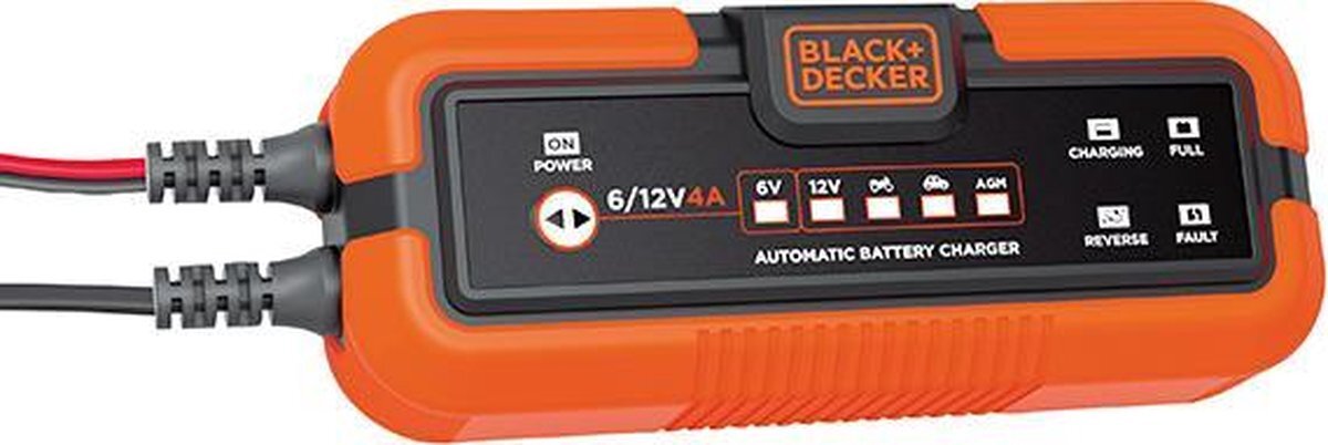 BLACK+DECKER Black & Decker Acculader 6/12V 4A