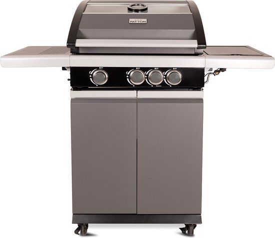 Patton Patio Pro Chef 3+1 Gas Barbecue - Frozen Grey