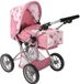 Bayer Chic 2000 Leni poppenwagen, 3-in-1, combi-kinderwagen, bloemen, roze