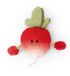 NICI 61864 Mini MagNICI radijs, 7 cm, rood, knuffeldier met magneet