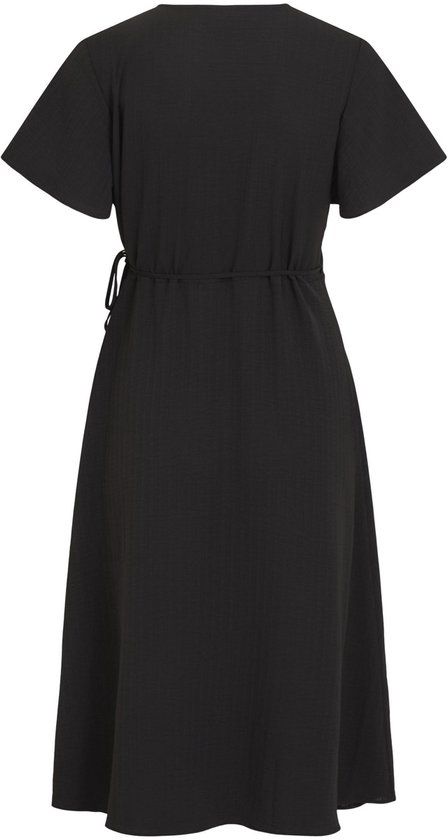 VILA VILOVIE S/S WRAP MIDI DRESS/SU - NOOS Dames Jurk - Maat 44