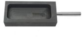 Moule en graphite, forme de barre, avec tige métallique, 5 kg