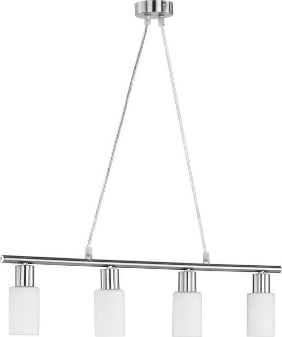 Reality Mars Hanglamp - Nikkel - 1 lichtpunt - E14 - 40W - 70cm