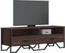 Maison Exclusive - Meuble TV aspect chêne brun 122x34x41 cm Matériau dérivé du bois