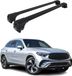 OMAC Aluminium Noir Barre de toit pour Mercedes GLC X254 (2022-2026)