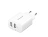 Intenso Power Adapter W24AA, 24W, 2x USB-A, Wit