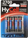 Ansmann HyCell HR06 AA oplaadbare batterij (penlite) NiMH 1.2 V 2400 mAh 4 stuks