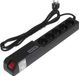 Acar HSK DATA Acar 504 W Overspanningsbeveiliging 5 AC-uitgang(en) 230 V Zwart 3 m