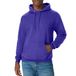 Hanes Heren EcoSmart Hoodie, Midweight Fleece, Pullover Hooded Sweatshirt, Paars, S