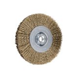 PFERD TOOLS brosse ronde RBU Ø 125x15 mm M14 laiton fil d'acier-Ø 0,20 mm