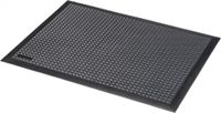 Werkstation Notrax Skystep™ ESD ESD rubber mat met geïntegreerde, afgeschuinde randen 60cm x 90cm Zwart